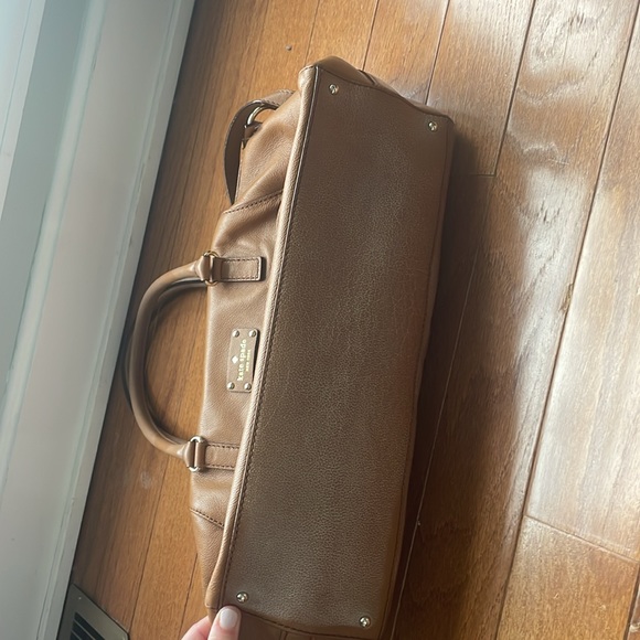 Gently used camel colored Kate Spade leather tote. - Picture 3 of 3